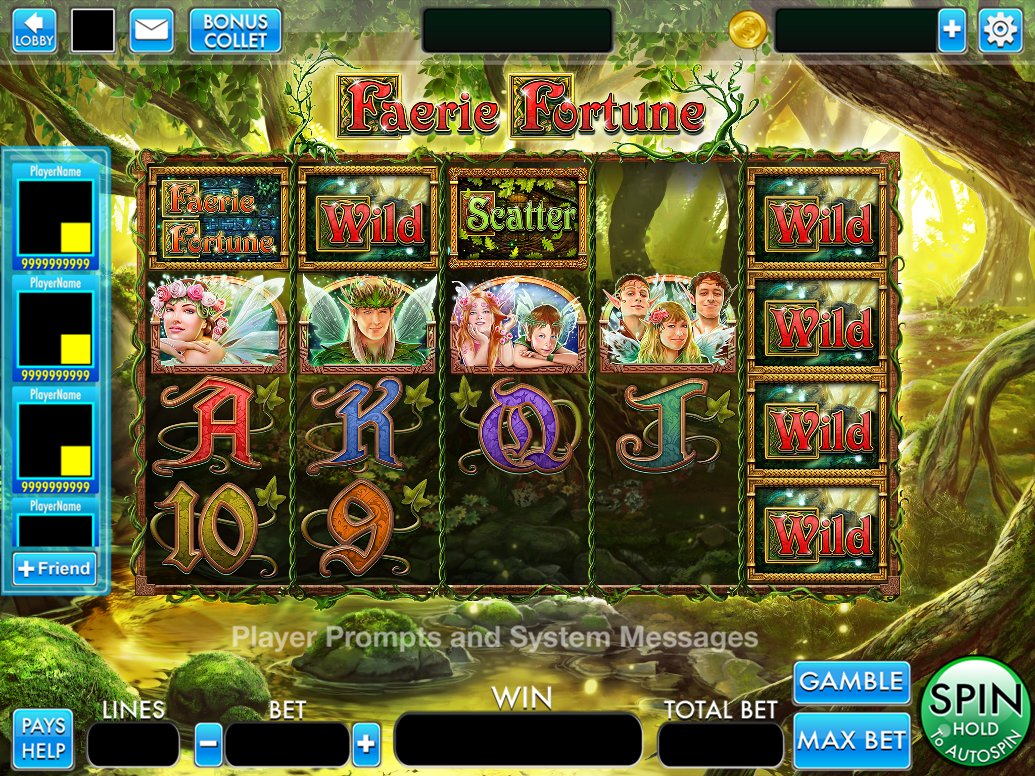 Slots bash